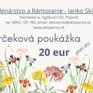 Darčeková poukážka 20,-